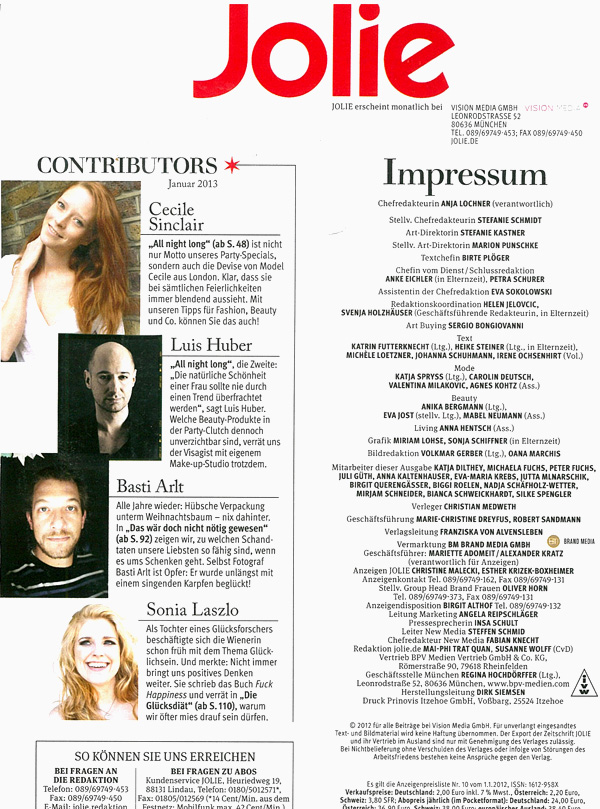 Make-up Tipps in Jolie Page 2 Januar 2013
